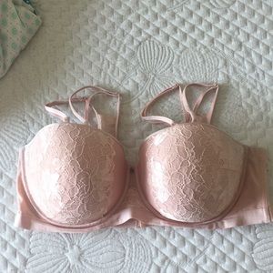 Pink Lace Bra